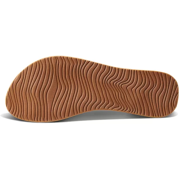 imageREEF Cushion Slim Womens Flip Flop Super Lightweight Ultra Soft Cushion FootbedWhiteTan