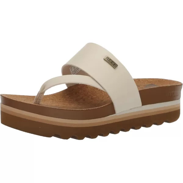 imageREEF Cushion Sol Hi Womens Platform Fashion Sandal Ultra Soft Cushion FootbedVintageTan