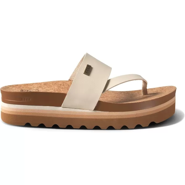 imageREEF Cushion Sol Hi Womens Platform Fashion Sandal Ultra Soft Cushion FootbedVintageTan