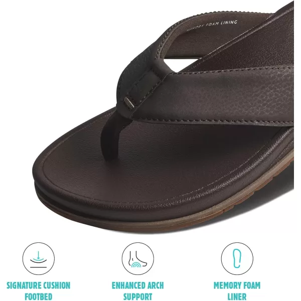 imageReef Mens Cushion Bonzer SandalBrown