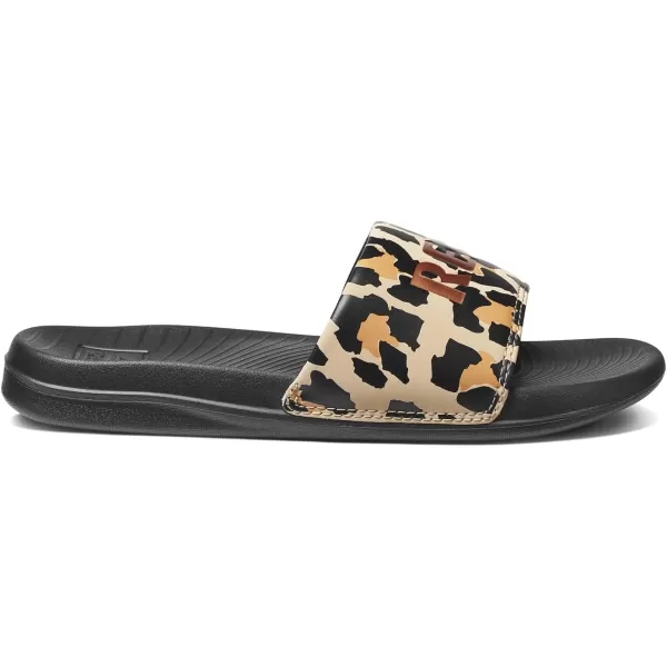 imageReef Womens Sandals  One SlideClassic Leopard