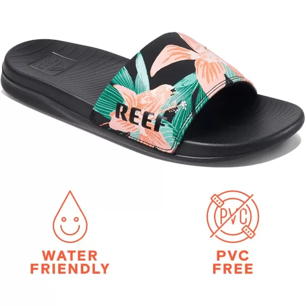 imageReef Womens Sandals  One SlideHibiscus 1