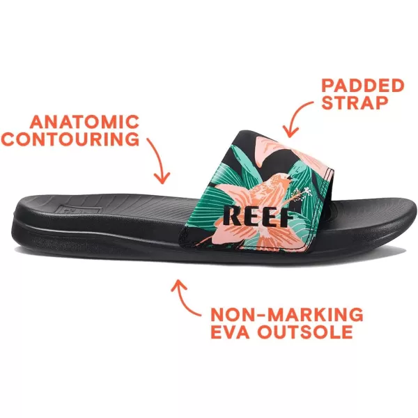 imageReef Womens Sandals  One SlideHibiscus 1