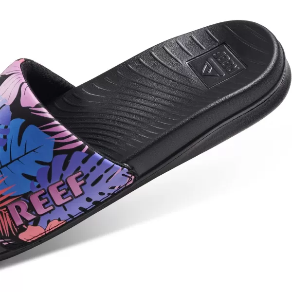 imageReef Womens Sandals  One SlidePurple Fronds
