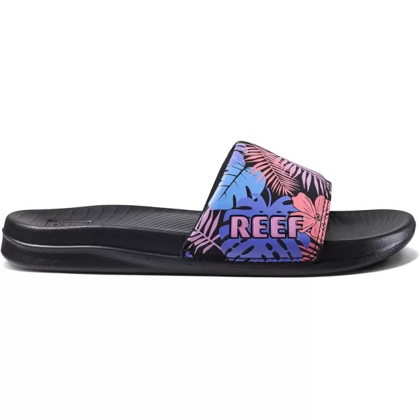 imageReef Womens Sandals  One SlidePurple Fronds