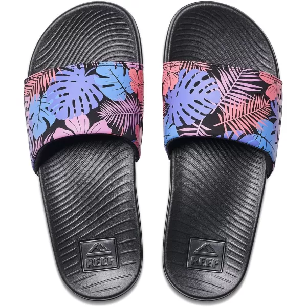 imageReef Womens Sandals  One SlidePurple Fronds