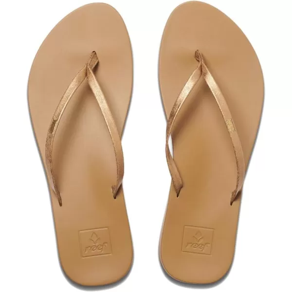 imageREEF Cushion Slim Womens Flip Flop Super Lightweight Ultra Soft Cushion FootbedCoppper