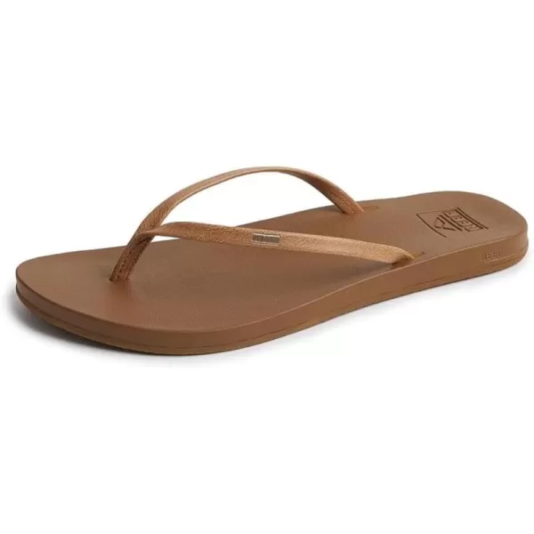 imageREEF Cushion Slim Womens Flip Flop Super Lightweight Ultra Soft Cushion FootbedNatural