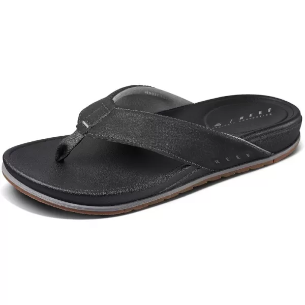 imageReef Mens Cushion Bonzer SandalBlackGum