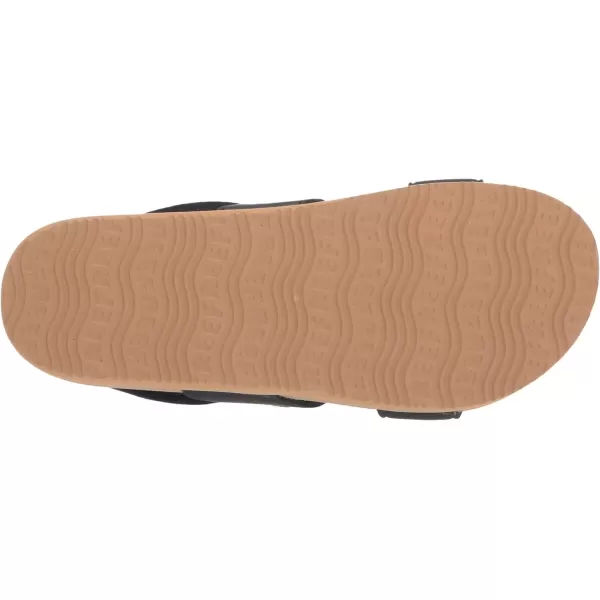 imageREEF Kids Water Vista Platform Sandal Water Friendly Adjustable Velcro StrapBlackTan