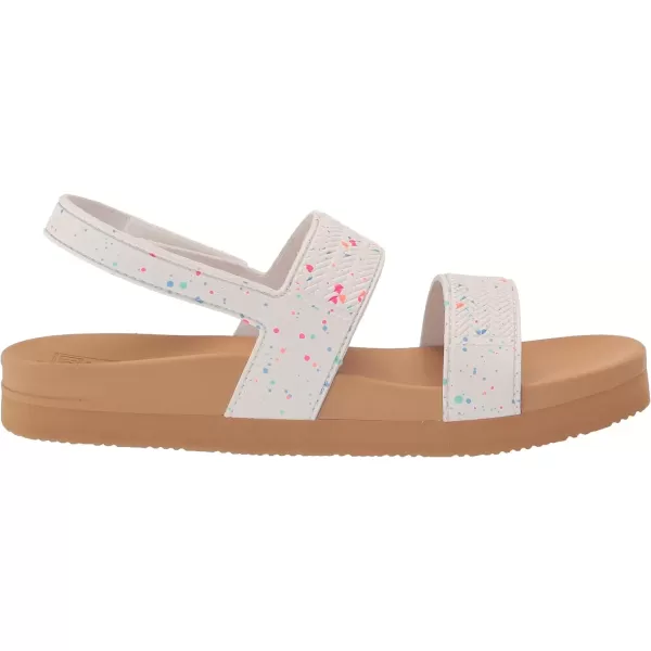imageREEF Kids Water Vista Platform Sandal Water Friendly Adjustable Velcro StrapConfetti