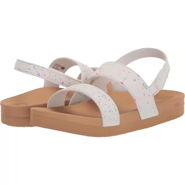 imageREEF Kids Water Vista Platform Sandal Water Friendly Adjustable Velcro StrapConfetti