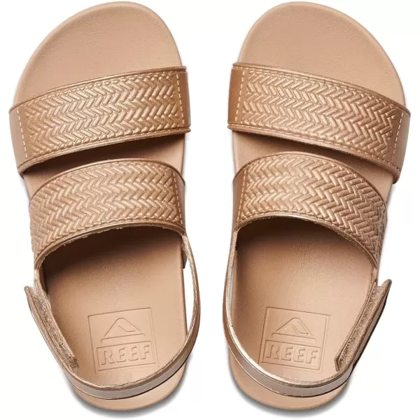 imageREEF Kids Water Vista Platform Sandal Water Friendly Adjustable Velcro StrapGolden Hour