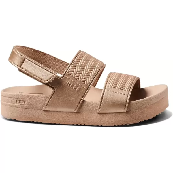 imageREEF Kids Water Vista Platform Sandal Water Friendly Adjustable Velcro StrapGolden Hour