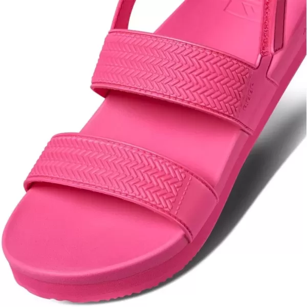 imageREEF Kids Water Vista Platform Sandal Water Friendly Adjustable Velcro StrapHot Pink