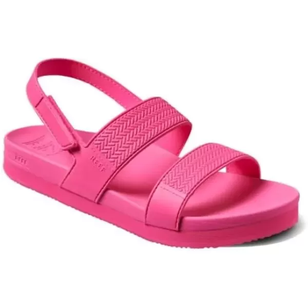 imageREEF Kids Water Vista Platform Sandal Water Friendly Adjustable Velcro StrapHot Pink