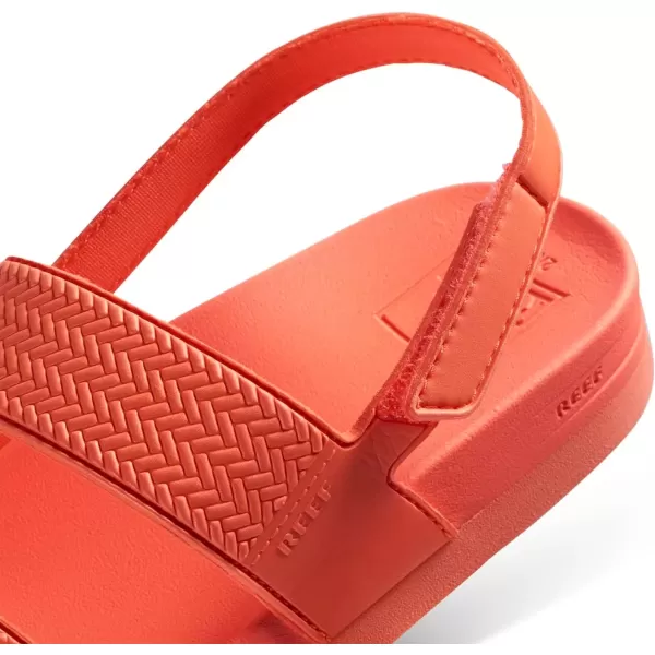 imageREEF Kids Water Vista Platform Sandal Water Friendly Adjustable Velcro StrapNeon Poppy