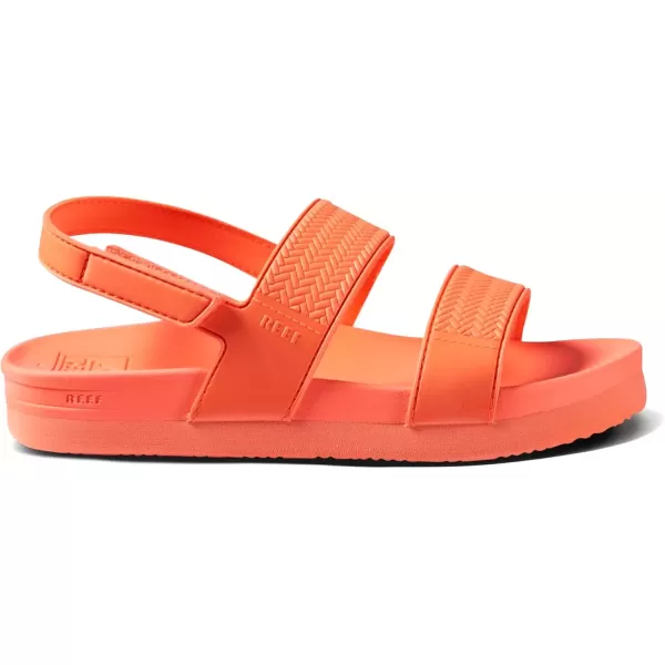 imageREEF Kids Water Vista Platform Sandal Water Friendly Adjustable Velcro StrapNeon Poppy