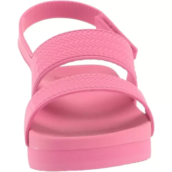 imageREEF Kids Water Vista Platform Sandal Water Friendly Adjustable Velcro StrapPink