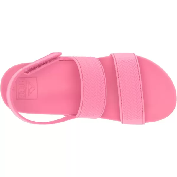 imageREEF Kids Water Vista Platform Sandal Water Friendly Adjustable Velcro StrapPink