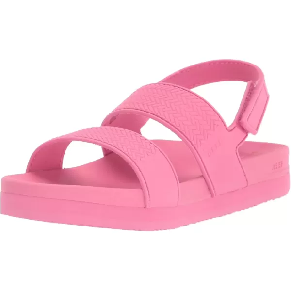 imageREEF Kids Water Vista Platform Sandal Water Friendly Adjustable Velcro StrapPink