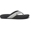 imageREEF Cushion Phantom 20 Mens Flip Flop Ultra Soft Cushion FootbedWhiteCharcoal