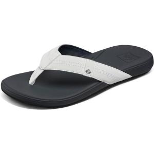 imageREEF Cushion Phantom 20 Mens Flip Flop Ultra Soft Cushion FootbedWhiteCharcoal