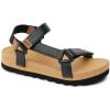 imageREEF Girls Kids Rem Hi SandalBlackTan