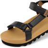 imageREEF Girls Kids Rem Hi SandalBlackTan