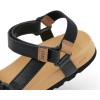 imageREEF Girls Little Rem Hi SandalBlackTan
