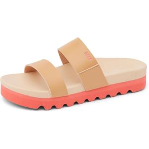 imageREEF Girls Kids Vista Hi Slide SandalCoral Sunset