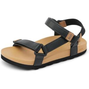 imageREEF Girls Little Rem Hi SandalBlackTan