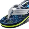 imageREEF Unisex child Little AhiNavyGrey Dino
