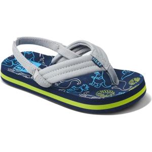 imageREEF Unisex child Little AhiNavyGrey Dino