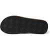 imageREEF Groundswell Mens Flip Flop Sandal Premium Suede Straps Soft FootbedBlackTan