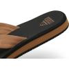 imageREEF Groundswell Mens Flip Flop Sandal Premium Suede Straps Soft FootbedBlackTan