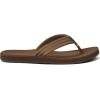 imageREEF Groundswell Mens Flip Flop Sandal Premium Suede Straps Soft FootbedTan