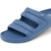 imageREEF Oasis TwoBar Mens Waterproof Slide Sandal Lightweight and Flexible Arch SupportBlue Dusk
