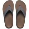 imageREEF Raglan Mens Flip Flop Sandal Soft ampamp Supportive Footbed Water Friendly StrapsFossilGrey