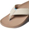 imageREEF Raglan Mens Flip Flop Sandal Soft ampamp Supportive Footbed Water Friendly StrapsTanBlue