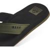 imageReef Layback Mens Flip Flop Sandal Arch Support Water FriendlyBlackOlive