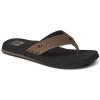 imageReef Layback Mens Flip Flop Sandal Arch Support Water FriendlyBlackTan