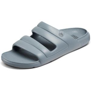 imageREEF Oasis TwoBar Mens Waterproof Slide Sandal Lightweight and Flexible Arch SupportGrey