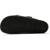 imageREEF Cushion Tradewind SL Mens Slides Adjustable Velcro Vegan Leather Straps Ultra Soft Cushion FootbedBlackTan