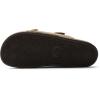 imageREEF Cushion Tradewind SL Mens Slides Adjustable Velcro Vegan Leather Straps Ultra Soft Cushion FootbedTan