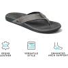 imageREEF JBay III Mens Full Grain Leather Flip FlopCement