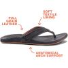 imageREEF JBay III Mens Full Grain Leather Flip FlopNoche