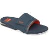 imageREEF Mens Fanning Slide SandalNavyOrangeWhite