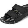 imageREEF Oasis Adapt Mens Slide Sandal Soft and Supportive Footbed Water FriendlyBlackTaupe Marble