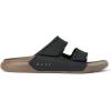 imageREEF Oasis Adapt Mens Slide Sandal Soft and Supportive Footbed Water FriendlyFossilBlack